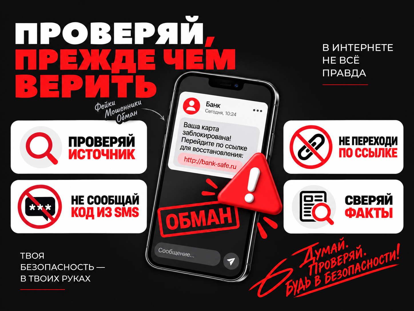 Проверь, прежде чем верить